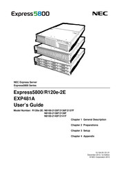 NEC Express5800/R120e-2E User Manual