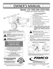 Fimco 5301439 Owner's Manual