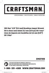 Craftsman CMCF910 Instruction Manual