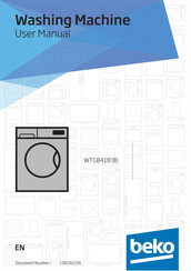 Beko WTG841B3B User Manual