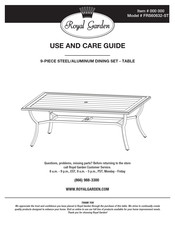Royal Garden FRS60632-ST Use And Care Manual