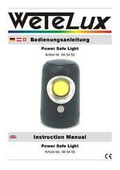 Wetelux 945455 Instruction Manual