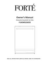 Forte F24DWS250SS Owner's Manual