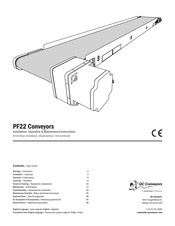 DURAVANT QC Conveyors PF22 Installation, Operation & Maintenance Instructions Manual