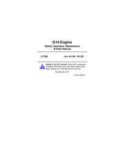 Wood-mizer G14 Safety, Operation, Maintenance & Parts Manual