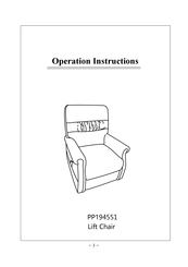 Home Depot PP194551 Operation Instructions Manual