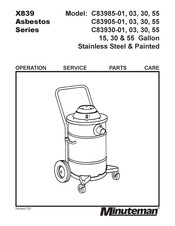Minuteman Asbestos 839 Series Manual