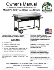 BIG JOHN PG-52S Owner's Manual For Assembly, Operating & Maintenance