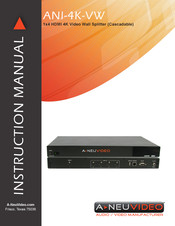 A-Neuvideo ANI-4K-VW Instruction Manual