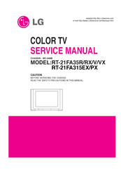 LG RT-21FA35V Service Manual