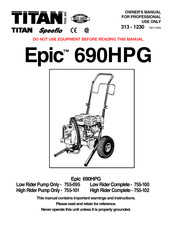 Titan 755-101 Owner's Manual