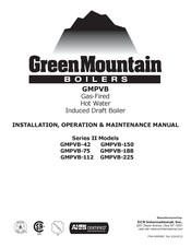 Green Mountain GMPVB-112 Installation, Operation & Maintenance Manual