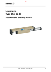 SCHUNK ELM 23-H70-ASP Assembly And Operating Manual