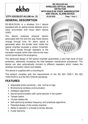EKHO EK-WL8-OV/AU Quick Start Manual
