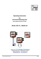Kobold ADI-1V300200 Operating	 Instruction