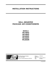 Bard WL6022B Installation Instructions Manual