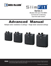 Weil-McLain SlimFit 3 Series Advanced Manual