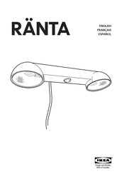 IKEA RANTA Manual