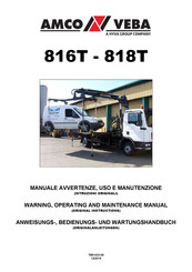 HYVA AMCO VEBA 818T Warning, Operating And Maintenance Manual