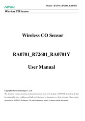 netvox R72601 User Manual