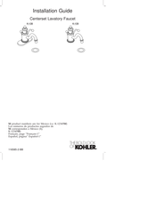 Kohler K-138 Installation Manual