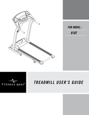 fitness gear 810T User Manual