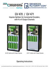 Genesis Automation Motrona GV 471 Operating Instructions Manual