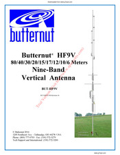 Butternut BUT-HF9V Manual