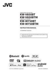 Jvc KW-V850BTM Instruction Manual