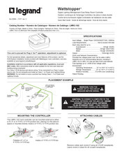 Legrand Wattstopper LMRC-102 Manual