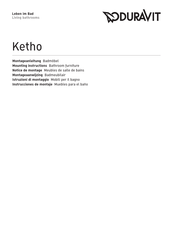 DURAVIT Ketho Mounting Instructions