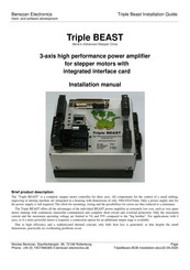 Benezan Electronics Triple BEAST Installation Manual