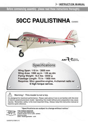 THE WORLD MODELS GA065 Instruction Manual