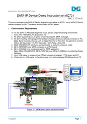 DG SATA-IP Instruction
