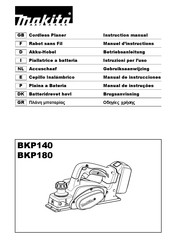 Makita BKP180RFJ Instruction Manual