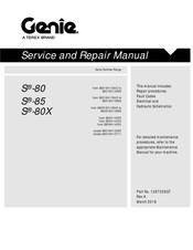 Terex S80X Service And Repair Manual