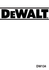 DeWalt DW134 Manual