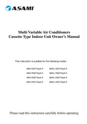 Asami AMV-R22T/NaA-K Owner's Manual