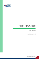 Asus Aaeon EPIC-CFS7-PUC User Manual