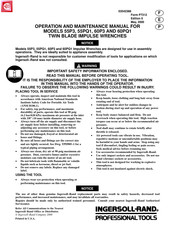 Ingersoll-Rand 55PQ1 Operation And Maintenance Manual