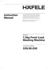 Häfele 539.90.030 Instruction Manual