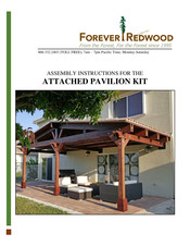 Forever Redwood PRESIDENTIAL BENCH Assembly Instructions Manual