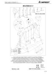 IMPREST MATHIAS 3 Assembly, Installation And Maintenance Instructions