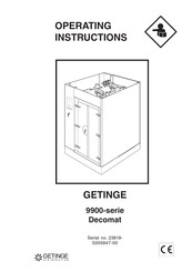 Getinge 23818- 5005847-00 Operating Instructions Manual