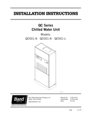 Bard QC501-15 Installation Instructions Manual