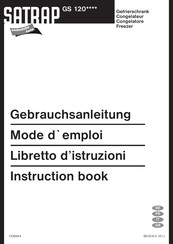 Satrap GS 120 Series Instruction Book