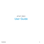 AT&T Z831 User Manual
