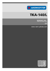 Yokota TKA-140/L Manual