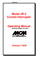 M.C. MILLER JR-2 Operating Manual