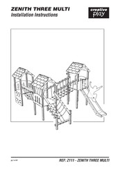 Creative Play ZENITH THREE MULTI Installation Instructions Manual
